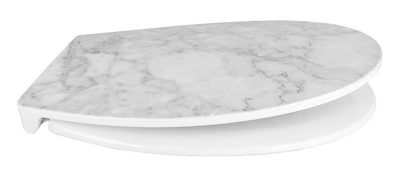 AWD Interiors Marble Effect Soft Close Toilet Seat AWD02181629 